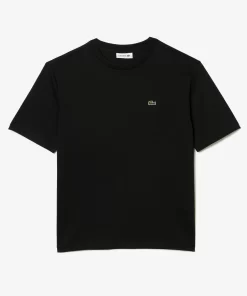 Lacoste T-Shirts-Women'S Crew Neck Premium Cotton T-Shirt