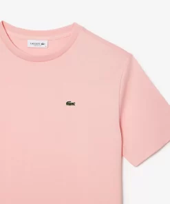 Lacoste T-Shirts-Women'S Crew Neck Premium Cotton T-Shirt