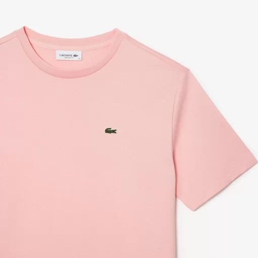 Lacoste T-Shirts-Women'S Crew Neck Premium Cotton T-Shirt