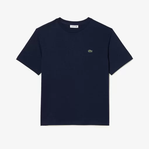 Lacoste T-Shirts-Women'S Crew Neck Premium Cotton T-Shirt