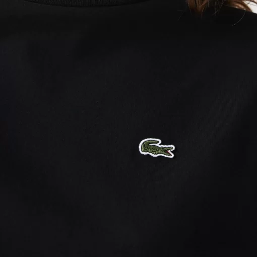 Lacoste T-Shirts-Women'S Crew Neck Premium Cotton T-Shirt