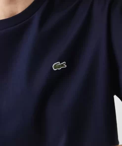 Lacoste T-Shirts-Women'S Crew Neck Premium Cotton T-Shirt