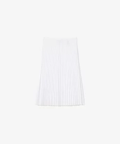 Lacoste Dresses & Skirts-Women'S Elasticised Waist Flowing Pleated Skirt