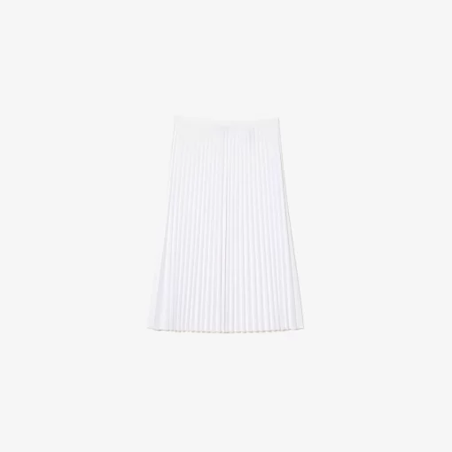 Lacoste Dresses & Skirts-Women'S Elasticised Waist Flowing Pleated Skirt