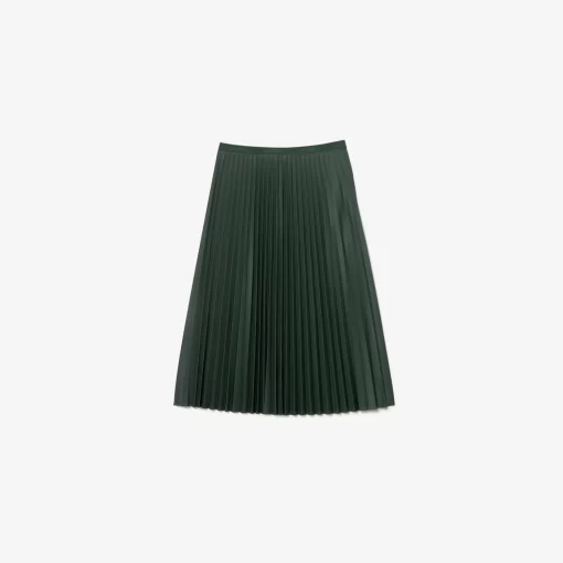 Lacoste Dresses & Skirts-Women'S Elasticised Waist Flowing Pleated Skirt