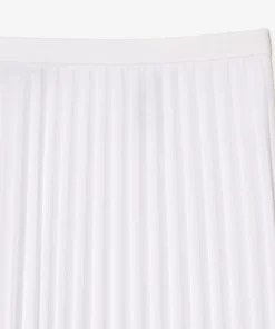 Lacoste Dresses & Skirts-Women'S Elasticised Waist Flowing Pleated Skirt