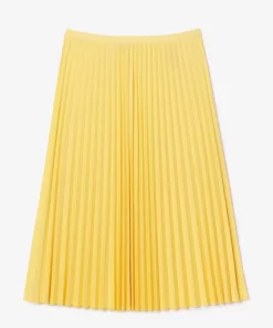 Lacoste Dresses & Skirts-Women'S Elasticised Waist Flowing Pleated Skirt