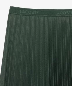 Lacoste Dresses & Skirts-Women'S Elasticised Waist Flowing Pleated Skirt