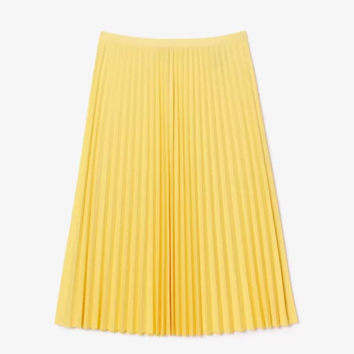 Lacoste Dresses & Skirts-Women'S Elasticised Waist Flowing Pleated Skirt