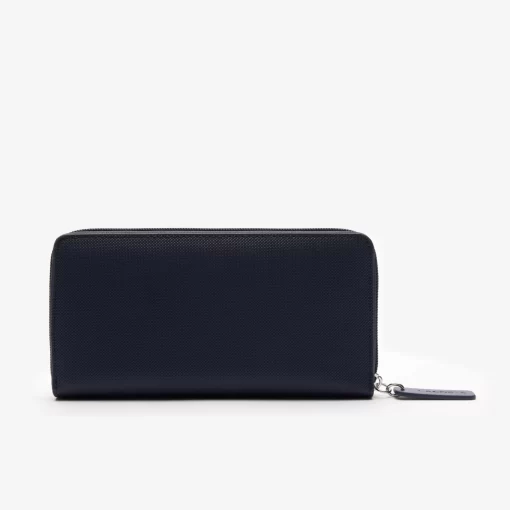 Lacoste Wallets & Small Leather Goods-Women'S L.12.12 Concept Petit Pique 12 Card Zip Wallet