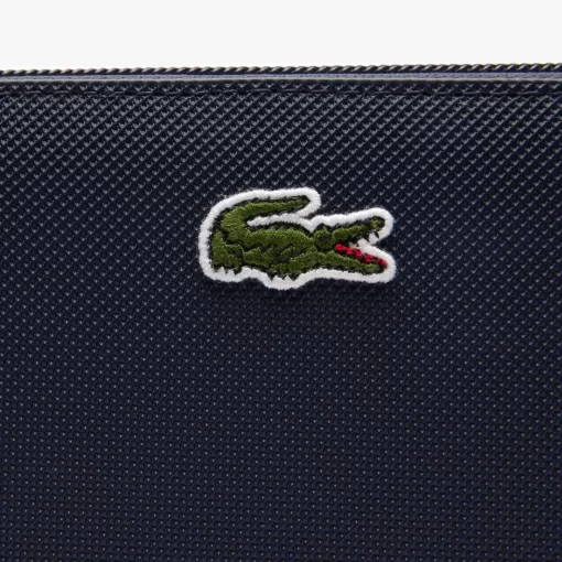 Lacoste Wallets & Small Leather Goods-Women'S L.12.12 Concept Petit Pique 12 Card Zip Wallet