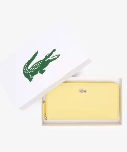 Lacoste Wallets & Small Leather Goods-Women'S L.12.12 Concept Petit Pique 12 Card Zip Wallet