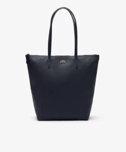 Lacoste Bags-Women'S L.12.12 Concept Vertical Zip Tote Bag