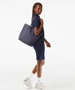 Lacoste Bags-Women'S L.12.12 Concept Vertical Zip Tote Bag