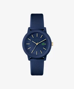 Lacoste Watches-Women'S .12.12 Blue Silicone Strap Watch