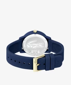 Lacoste Watches-Women'S .12.12 Blue Silicone Strap Watch