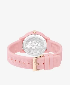 Lacoste Watches-Women'S .12.12 Pink Silicone Strap Watch