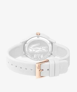 Lacoste Watches-Women'S .12.12 White Silicone Strap Watch