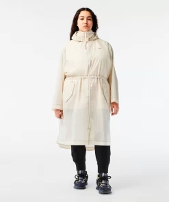 Lacoste Jackets & Coats-Women'S 2 In 1 Water-Repellant Hooded Parka