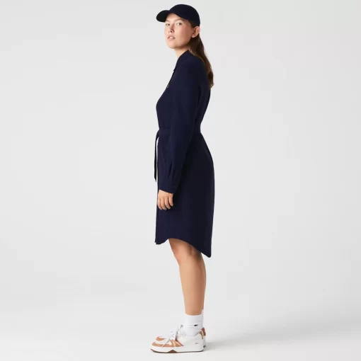 Lacoste Dresses & Skirts-Women'S Adjustable Cotton Pique Polo Dress