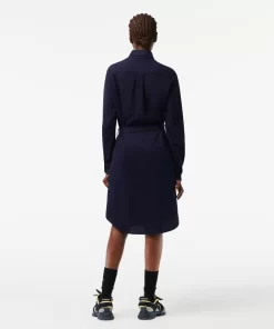 Lacoste Dresses & Skirts-Women'S Adjustable Cotton Pique Polo Dress