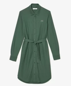 Lacoste Dresses & Skirts-Women'S Adjustable Cotton Pique Polo Dress