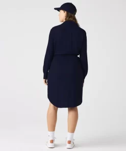 Lacoste Dresses & Skirts-Women'S Adjustable Cotton Pique Polo Dress