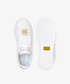 Lacoste Sneakers-Women'S Carnaby Pro Leather Metallic Detailing Trainers