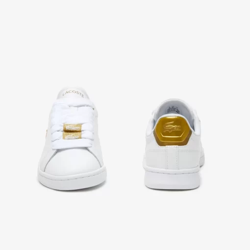 Lacoste Sneakers-Women'S Carnaby Pro Leather Metallic Detailing Trainers