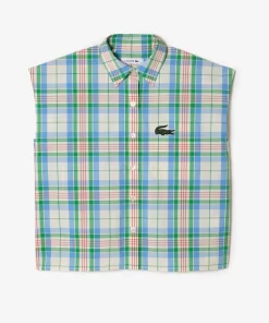 Lacoste Shirts & Tops-Women'S Check Print Shirt