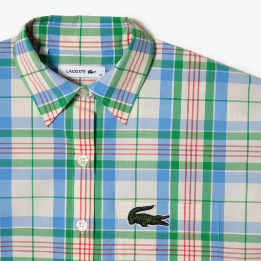 Lacoste Shirts & Tops-Women'S Check Print Shirt