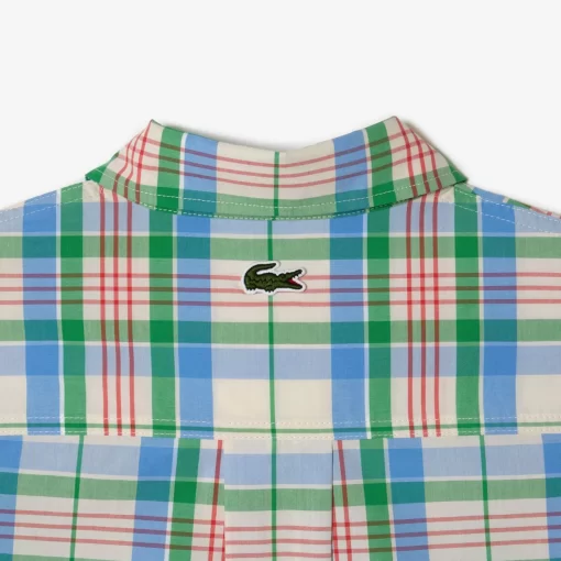 Lacoste Shirts & Tops-Women'S Check Print Shirt