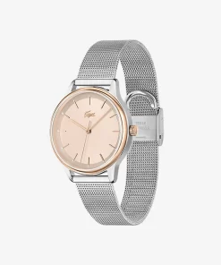 Lacoste Watches-Women'S Club 3 Hands Stainless Steel Strap Watch