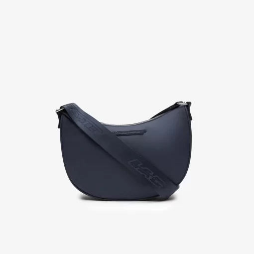 Lacoste Cross Body-Women'S Contrast Branding Halfmoon Bag