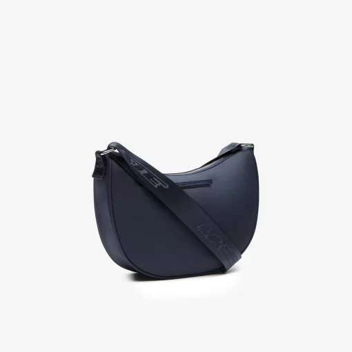 Lacoste Cross Body-Women'S Contrast Branding Halfmoon Bag