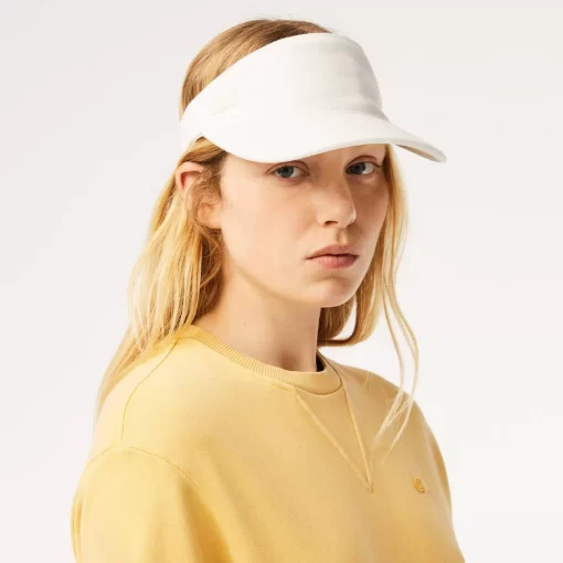 Lacoste Caps & Hats-Women'S Cotton Pique Visor