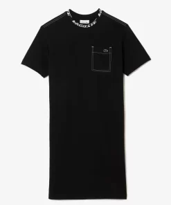 Lacoste Dresses & Skirts-Women'S Cotton T-Shirt Dress