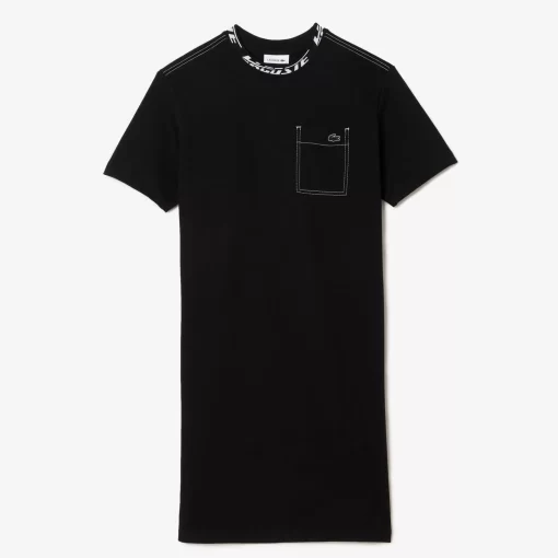 Lacoste Dresses & Skirts-Women'S Cotton T-Shirt Dress