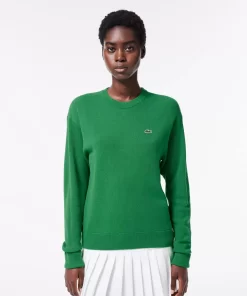 Lacoste Knitwear-Women'S Crew Neck Wool Sweater