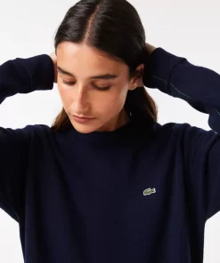 Lacoste Knitwear-Women'S Crew Neck Wool Sweater