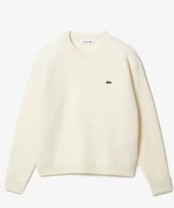 Lacoste Knitwear-Women'S Crew Neck Wool Sweater