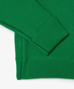 Lacoste Knitwear-Women'S Crew Neck Wool Sweater