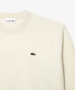 Lacoste Knitwear-Women'S Crew Neck Wool Sweater