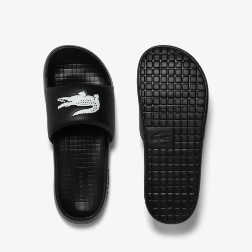 Lacoste Flip-Flops & Sandals-Women'S Croco 1.0 Synthetic Slides