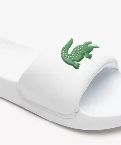 Lacoste Flip-Flops & Sandals-Women'S Croco 1.0 Synthetic Slides