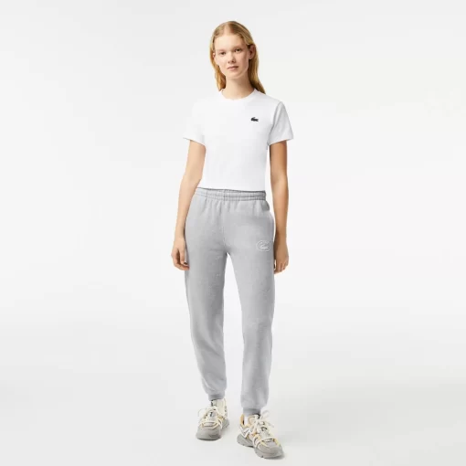 Lacoste Trousers & Shorts-Women'S Flocked Print Trackpants