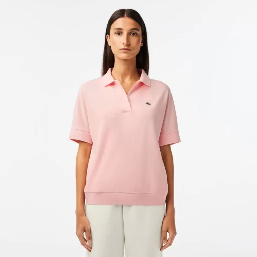 Lacoste Polo Shirts-Women'S Flowy Pique Polo Shirt