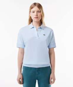 Lacoste Polo Shirts-Women'S Flowy Pique Polo Shirt