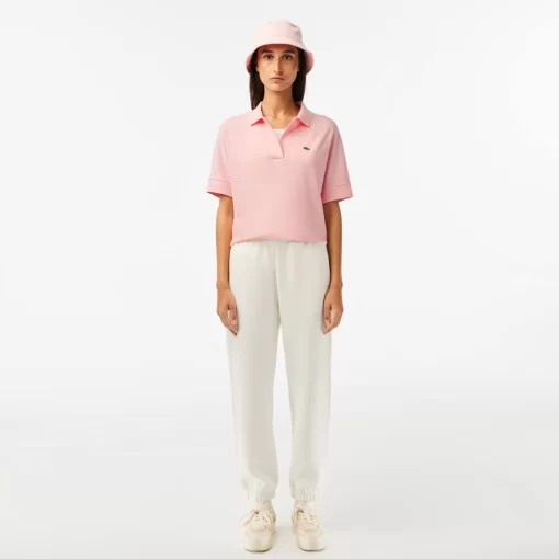 Lacoste Polo Shirts-Women'S Flowy Pique Polo Shirt