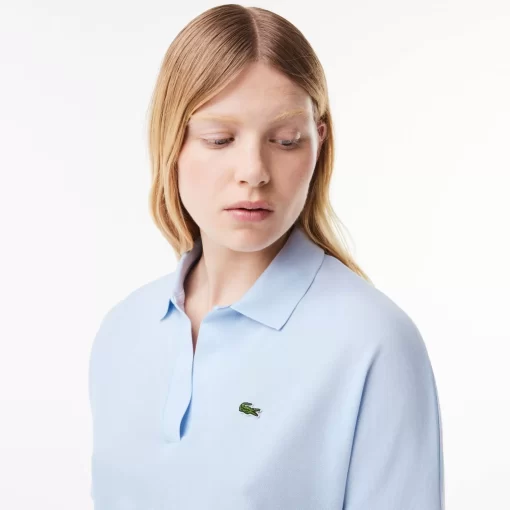 Lacoste Polo Shirts-Women'S Flowy Pique Polo Shirt